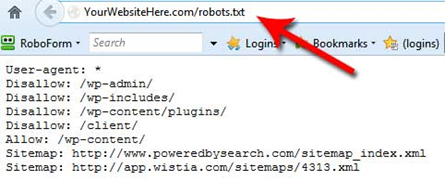 Example image of a robots.txt file